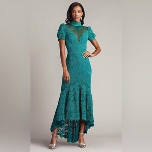 TADASHI SHOJI - COVINA EMBROIDERED LACE GOWN